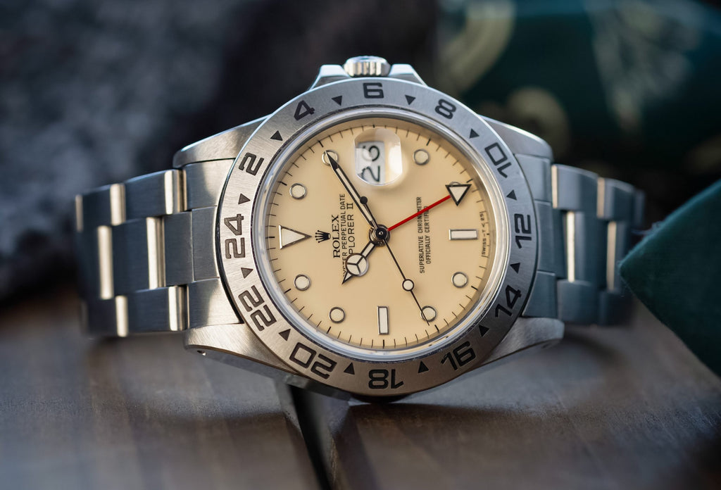Cream Dial 16550 Rolex Explorer II – Hairspring