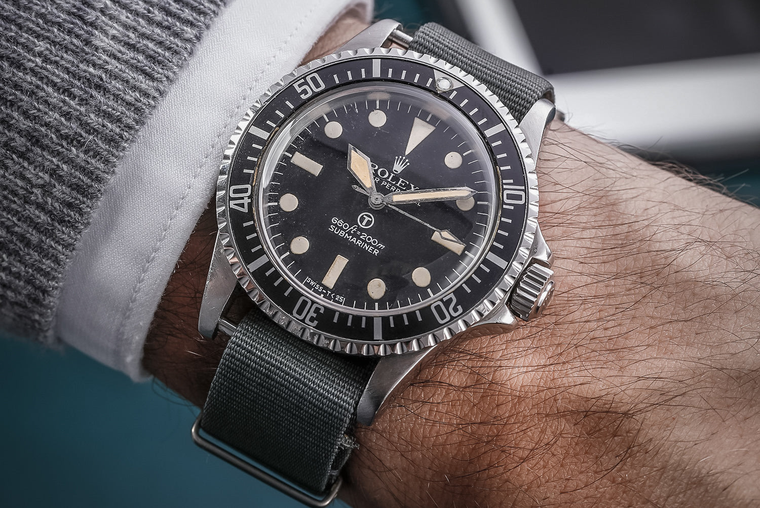 5513/7 Double Reference Rolex Royal Navy Milsub – Hairspring