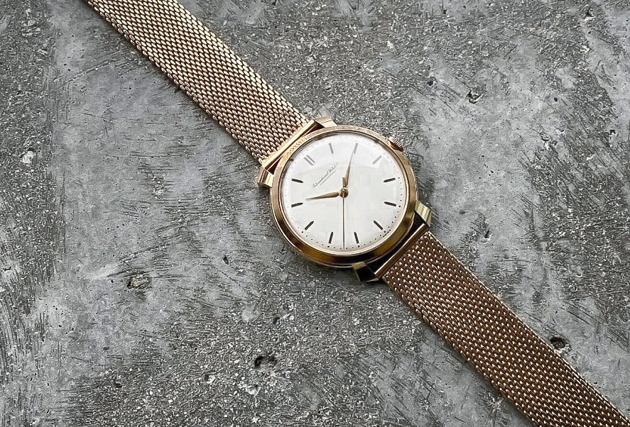 Well-Preserved, Elegant 37mm Rose Gold IWC Cal 89 – Hairspring