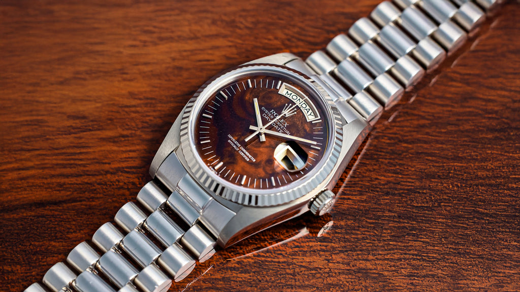Burl Wood Dial 18039 Rolex Day-Date