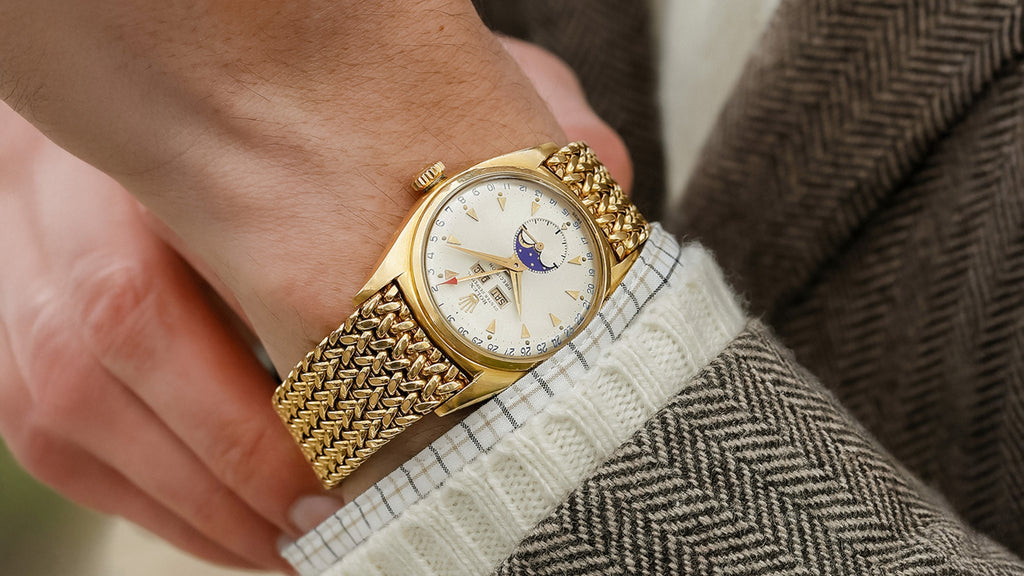 Soleil Dial 6062 Rolex Triple Calendar Moonphase