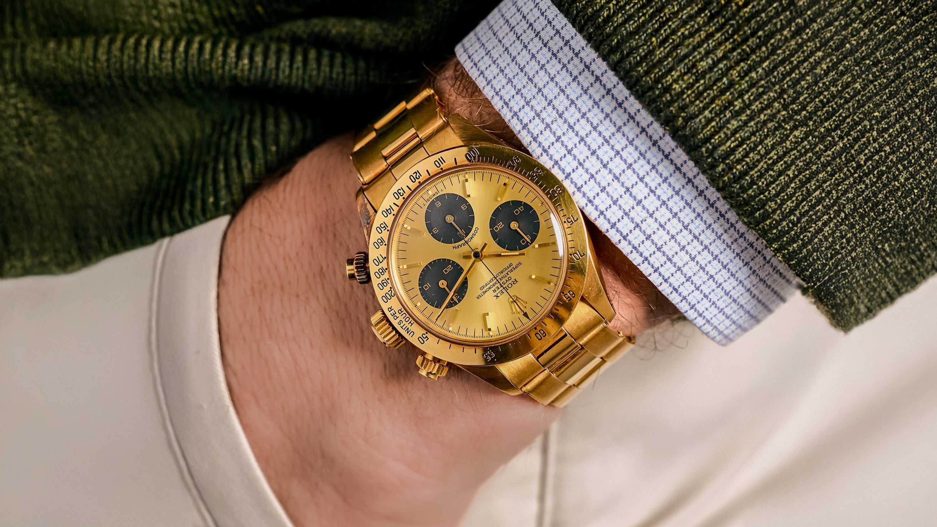 6265 Rolex Daytona, 18k Yellow Gold