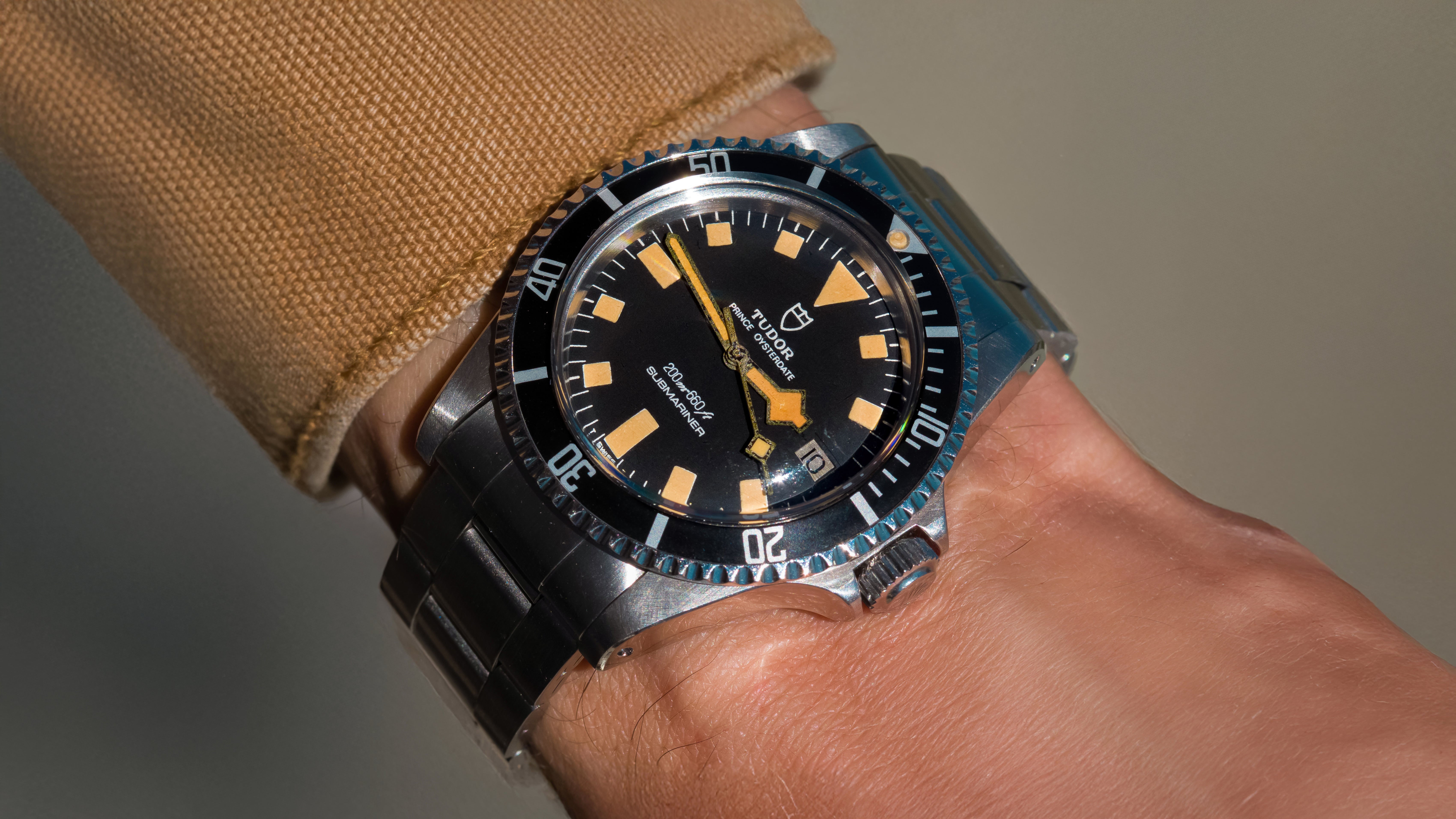 Pumpkin' Dial 94110 Tudor Snowflake Submariner – Hairspring