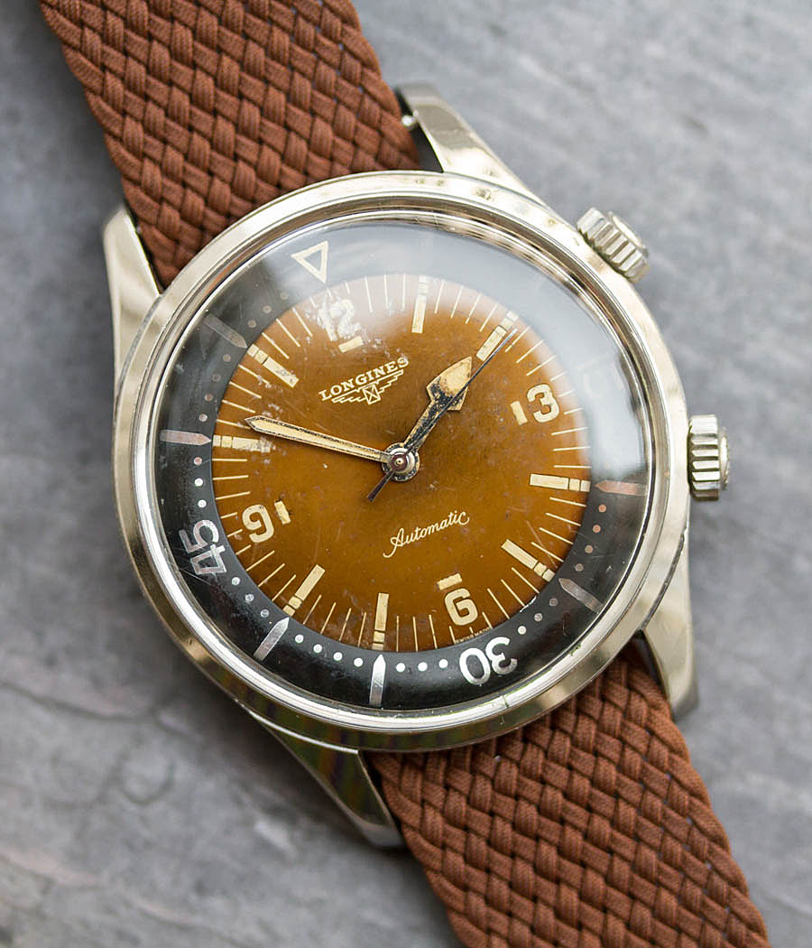 Tropical-As-They-Come Longines 7150 Skin Diver – Hairspring