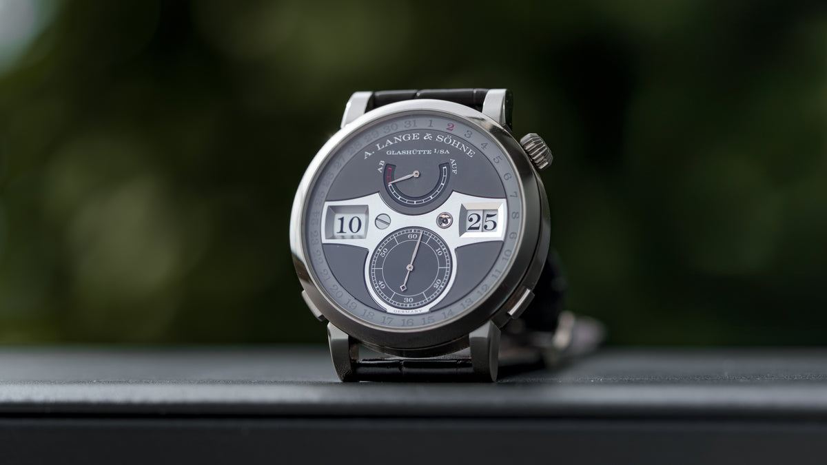 148.038, Zeitwerk Date, White Gold