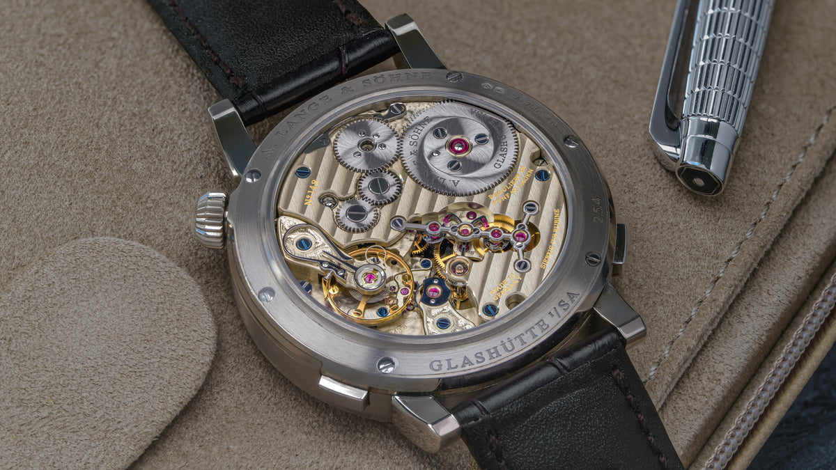 148.038, Zeitwerk Date, White Gold