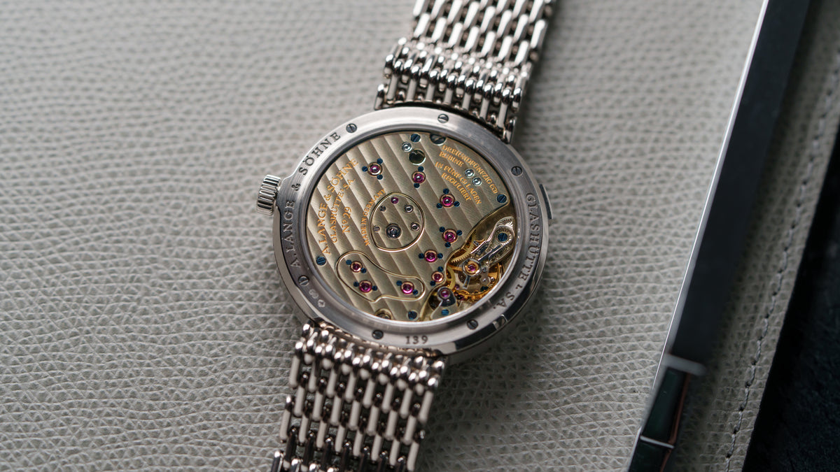 160.029, Lange 1 'Soirée', Mother of Pearl Dial, Wellendorff Bracelet, White Gold