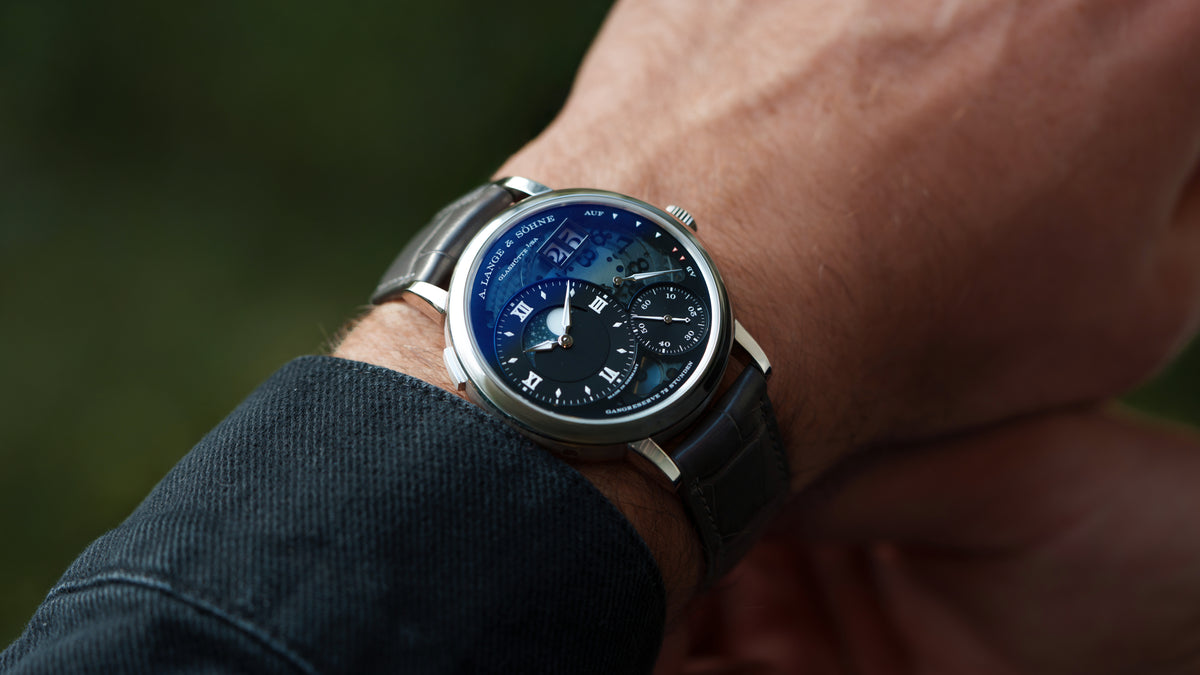 139.035, Grand Lange 1 Moon Phase Lumen, Platinum