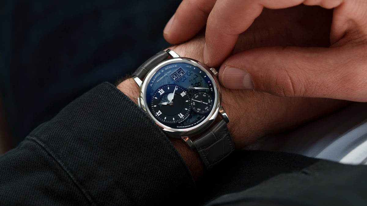 139.035, Grand Lange 1 Moon Phase Lumen, Platinum