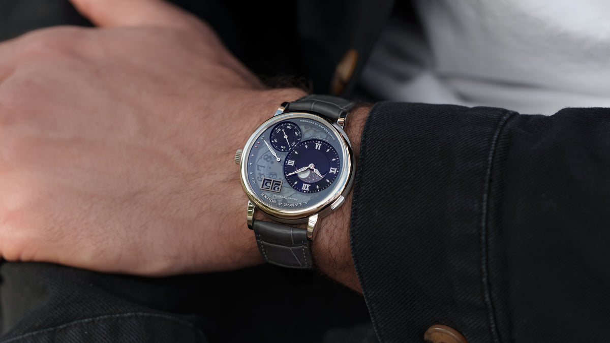 139.035, Grand Lange 1 Moon Phase Lumen, Platinum