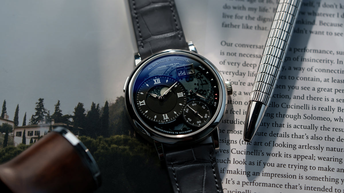 139.035, Grand Lange 1 Moon Phase Lumen, Platinum