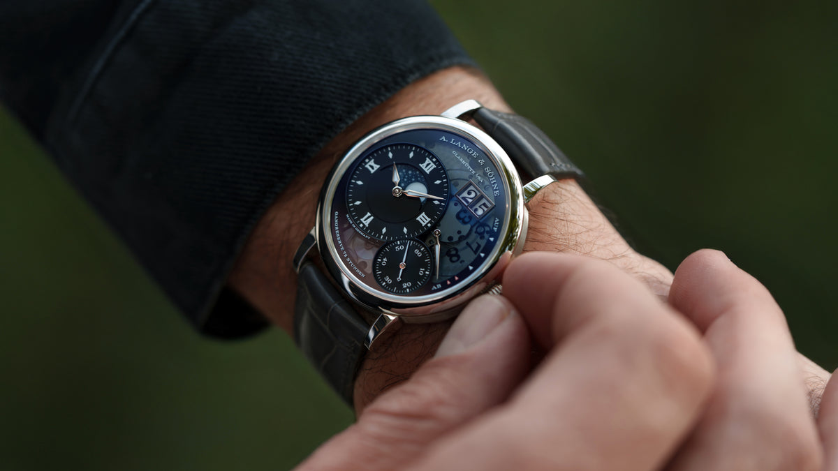 139.035, Grand Lange 1 Moon Phase Lumen, Platinum