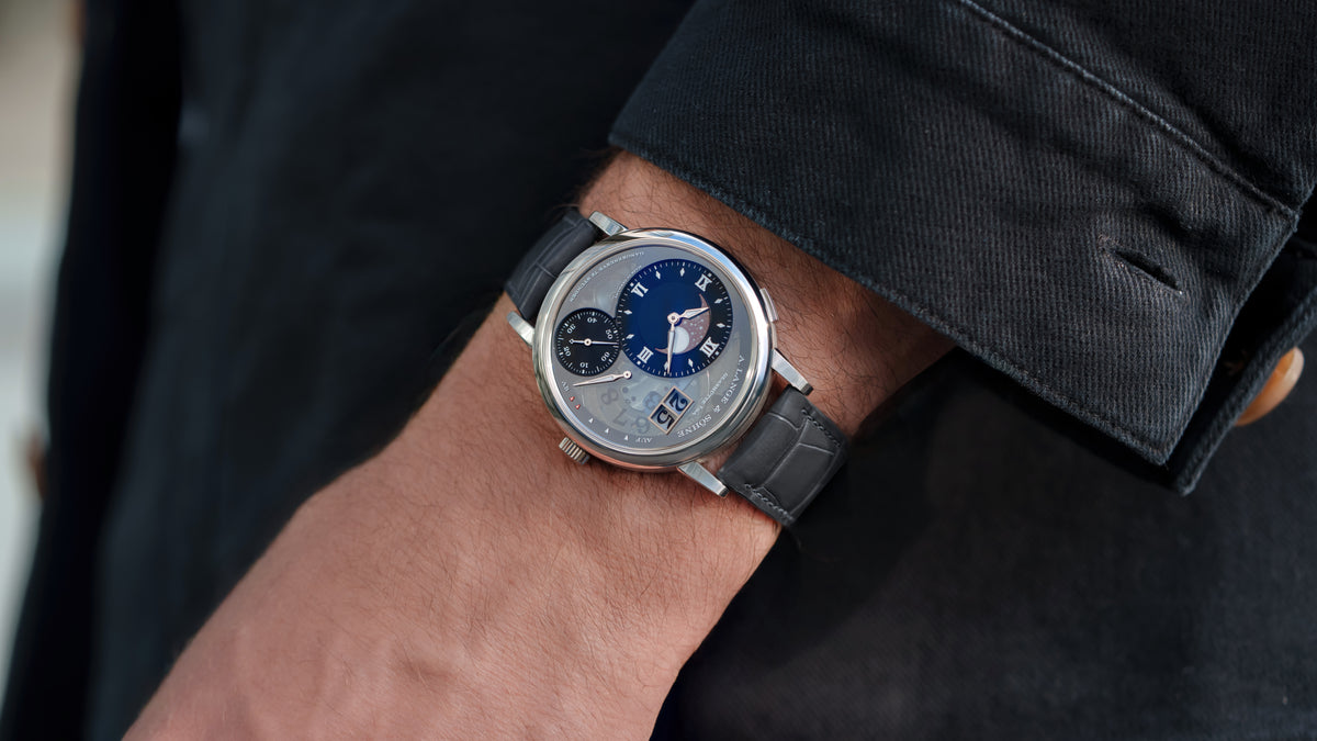 139.035, Grand Lange 1 Moon Phase Lumen, Platinum