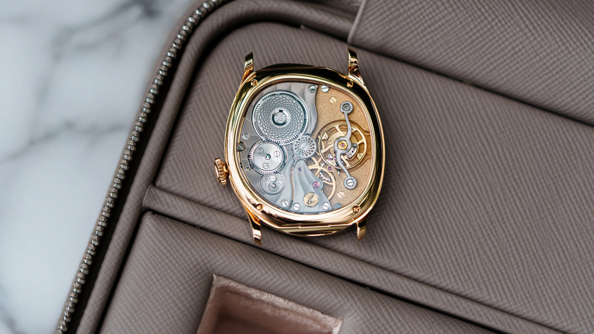 Mirage 38, Sienna, Yellow Gold