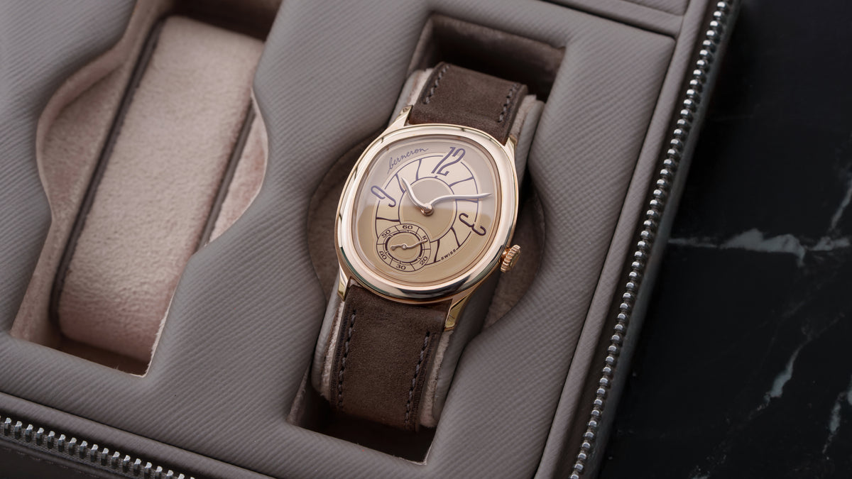 Mirage 38, Sienna, Yellow Gold