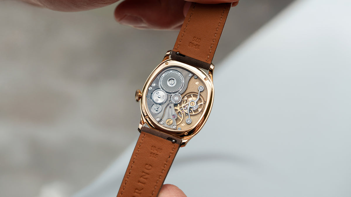 Mirage 38, Sienna, Yellow Gold