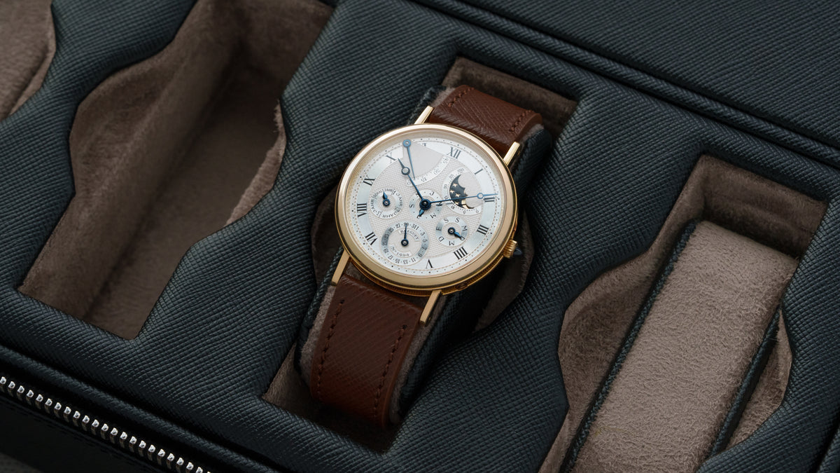 3310, Classique Perpetual Calendar, German Dial, Yellow Gold