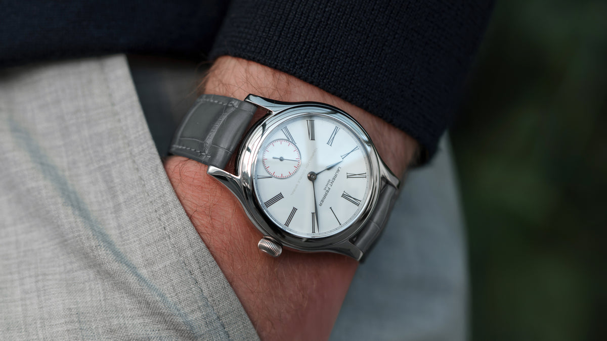 Tourbillon Double Spiral, Besançon Certified, White Gold