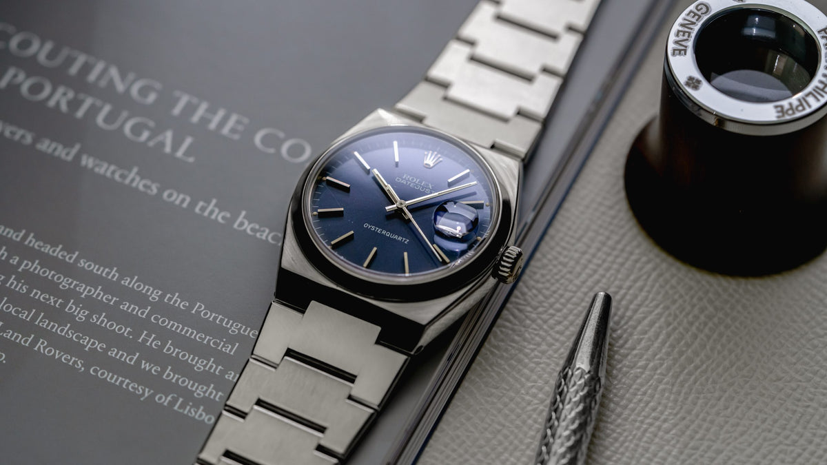 Rolex-Oysterquartz-Purple-Dial