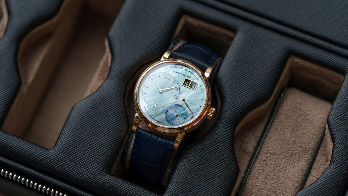 113.041, Little Lange 1, Blue Mother of Pearl Dial, Pink Gold