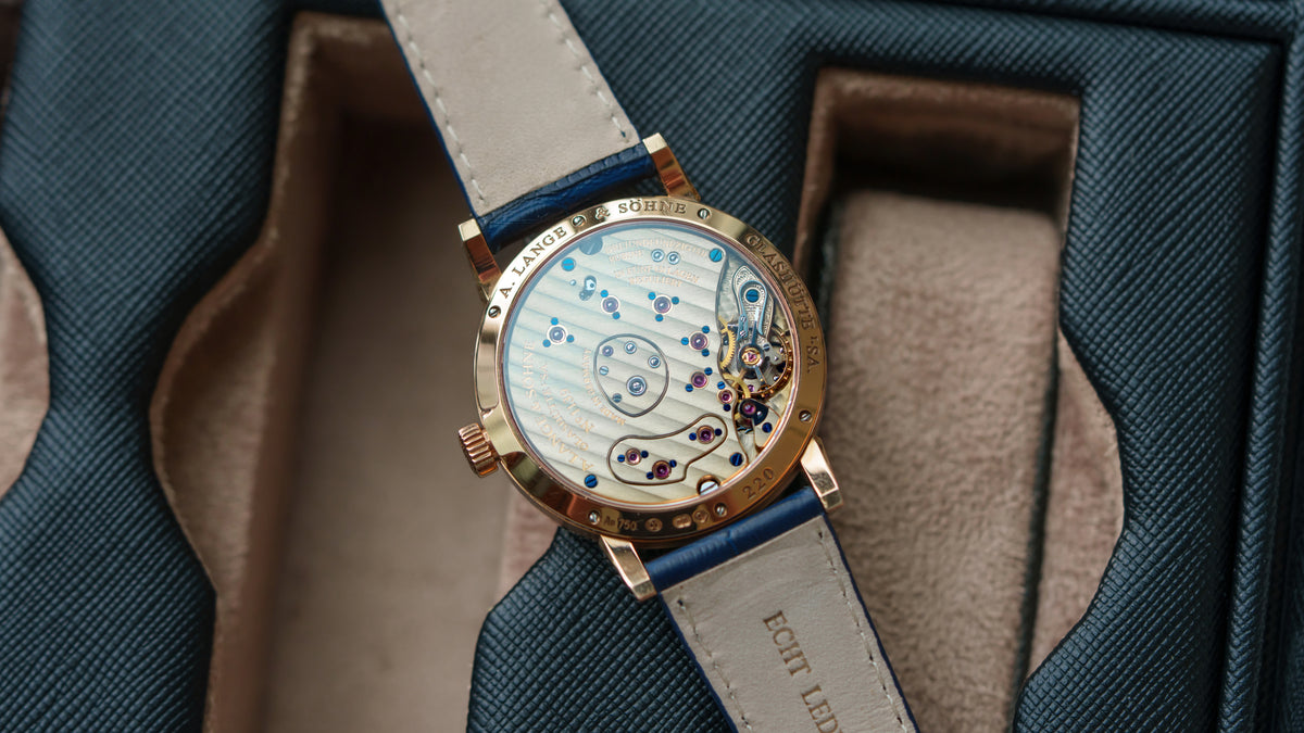 113.041, Little Lange 1, Blue Mother of Pearl Dial, Pink Gold