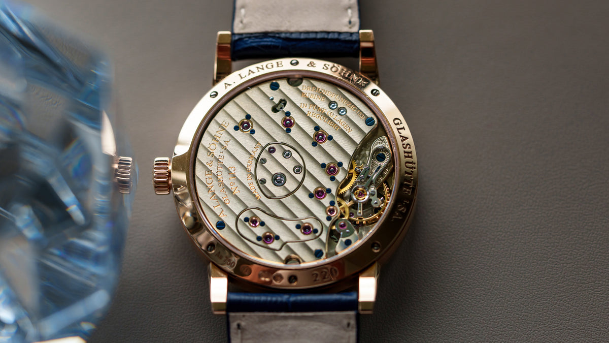 113.041, Little Lange 1, Blue Mother of Pearl Dial, Pink Gold