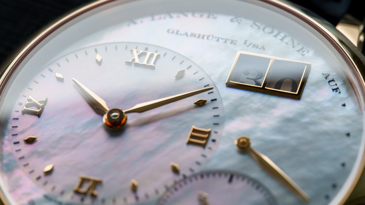 113.041, Little Lange 1, Blue Mother of Pearl Dial, Pink Gold