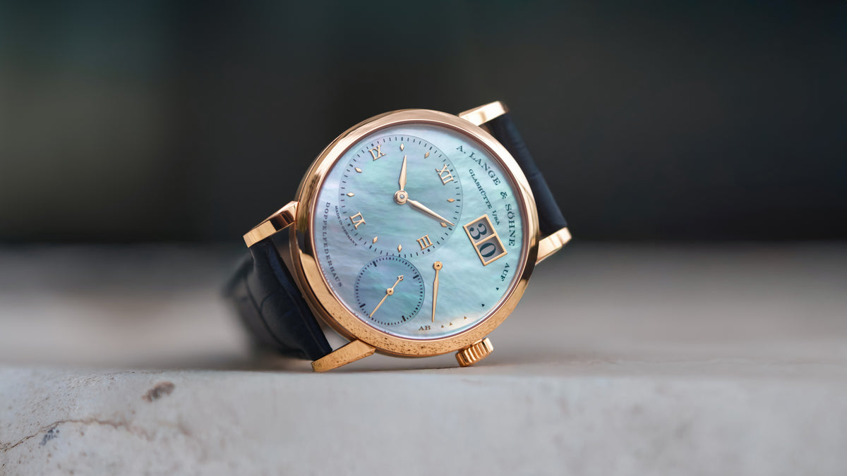 113.041, Little Lange 1, Blue Mother of Pearl Dial, Pink Gold