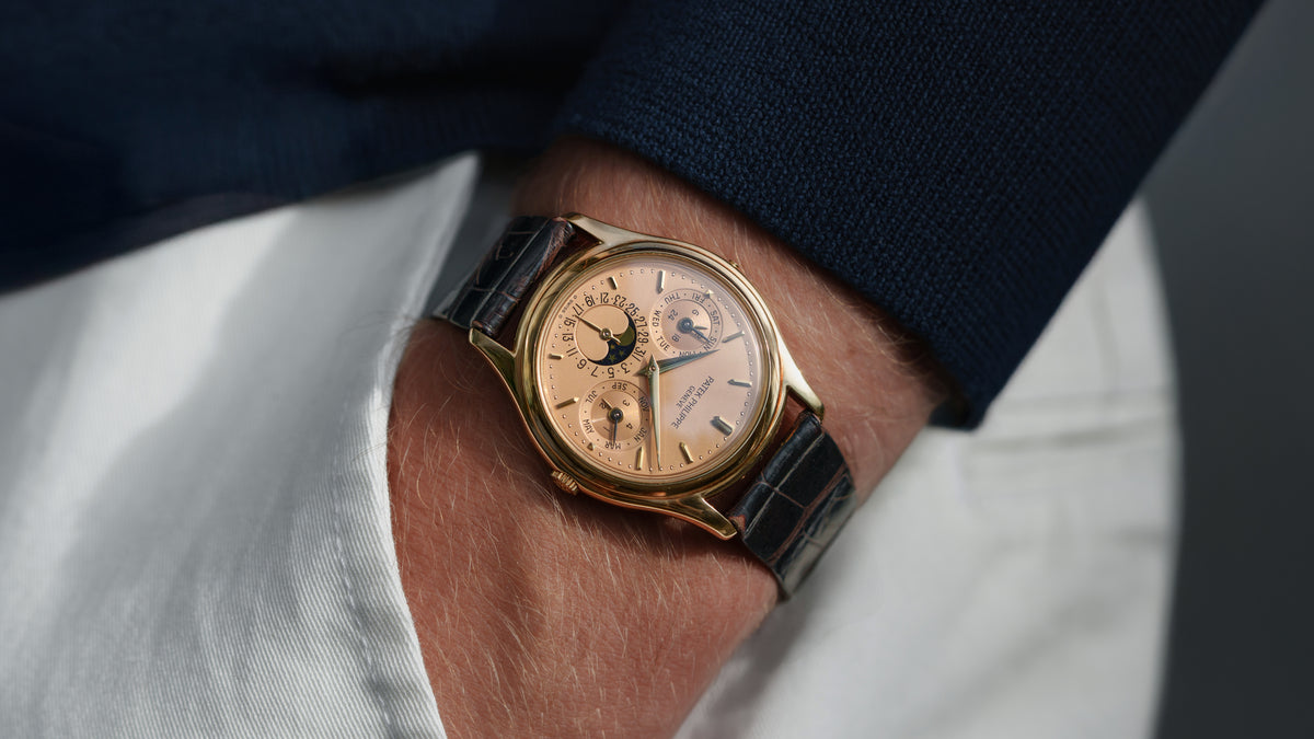 3941J, Perpetual Calendar, Early Second Series, 'Doré' Dial, Yellow Gold