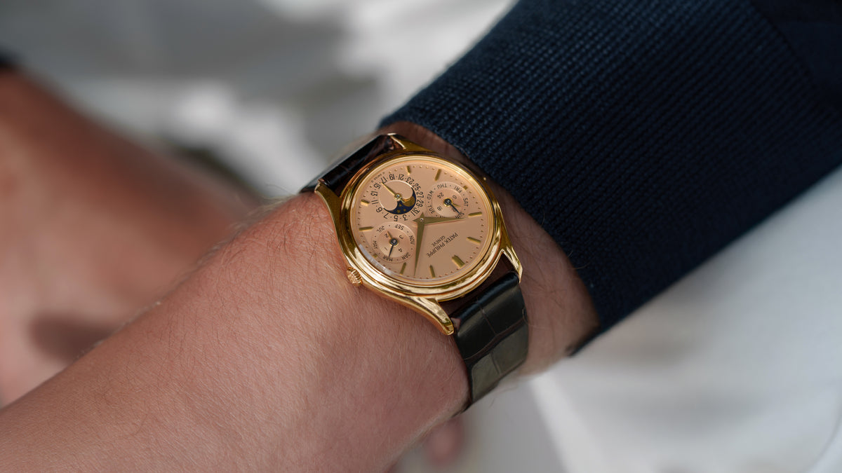 3941J, Perpetual Calendar, Early Second Series, 'Doré' Dial, Yellow Gold