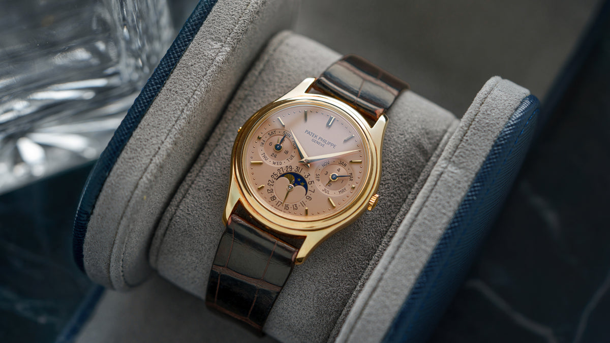 3941J, Perpetual Calendar, Early Second Series, 'Doré' Dial, Yellow Gold