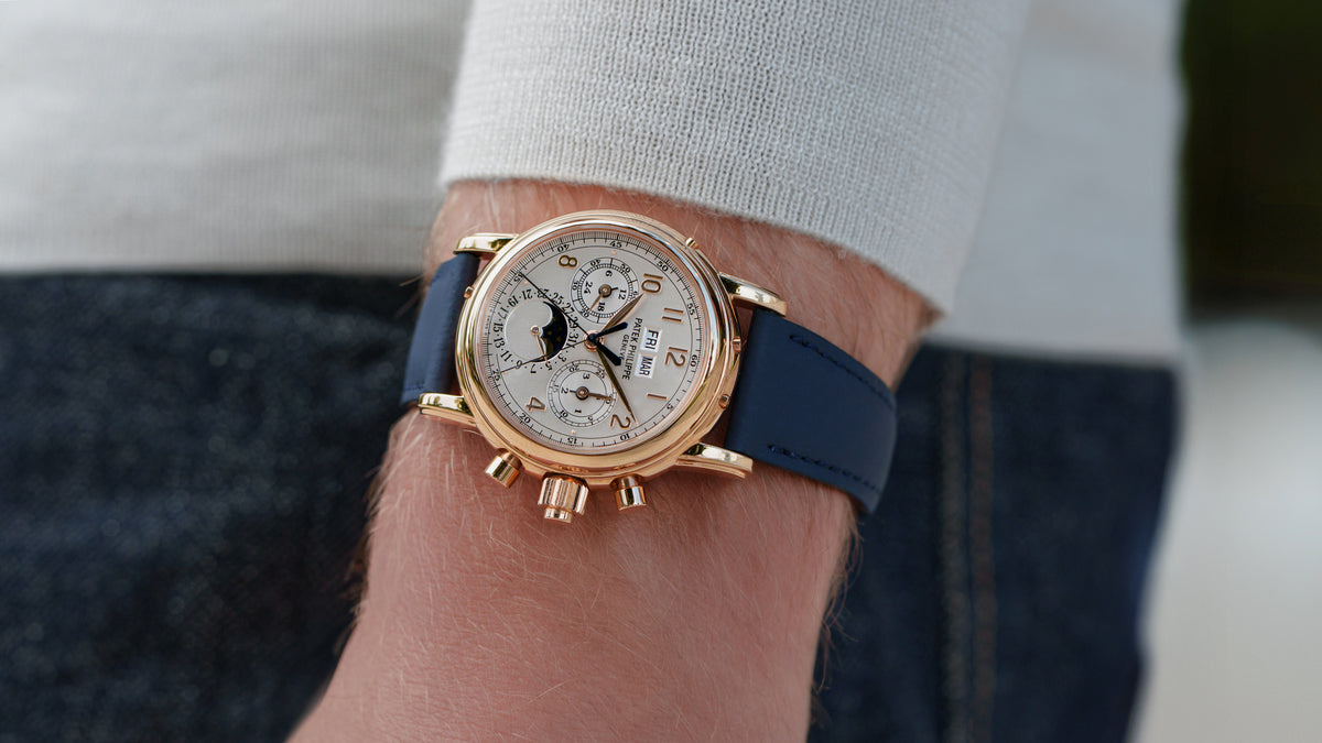 5004R, Perpetual Calendar Split Seconds Chronograph, Pink Gold