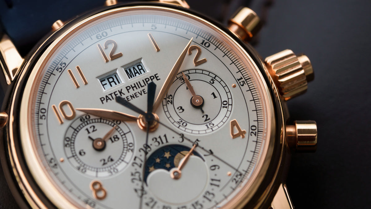 5004R, Perpetual Calendar Split Seconds Chronograph, Pink Gold