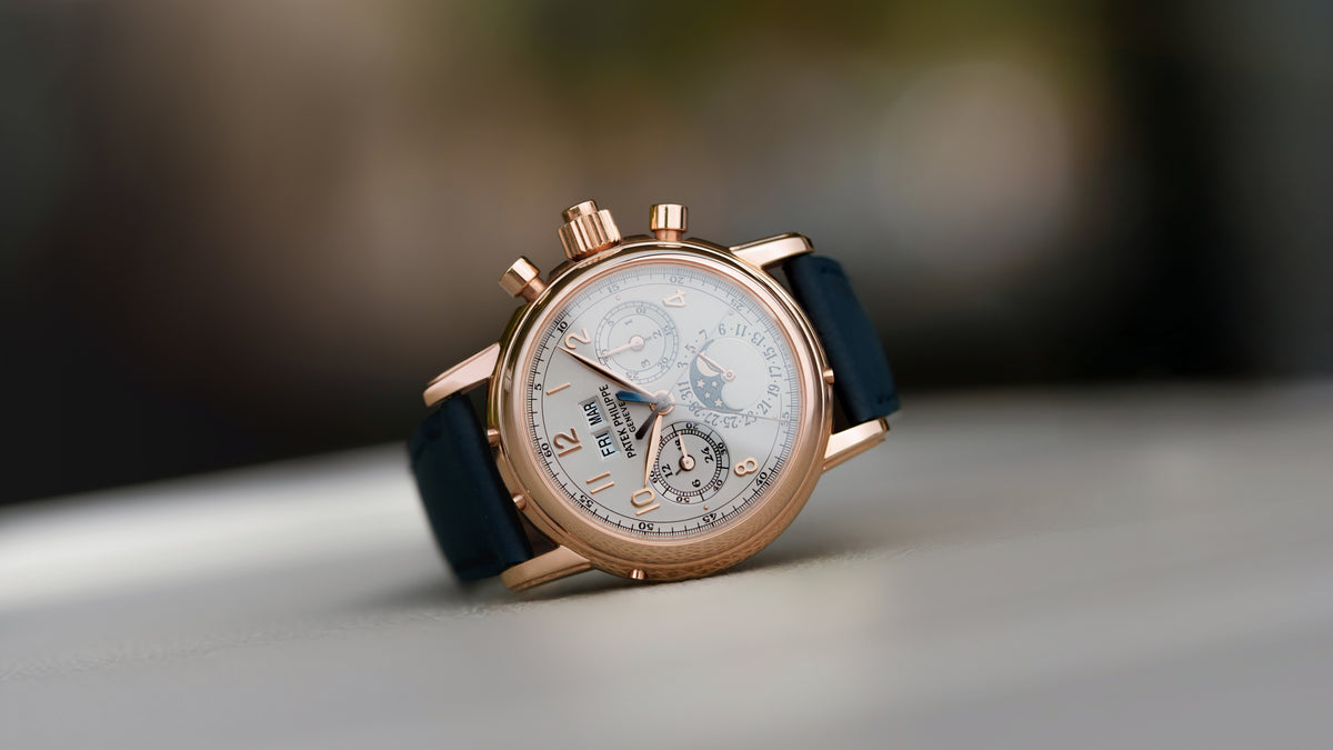 5004R, Perpetual Calendar Split Seconds Chronograph, Pink Gold