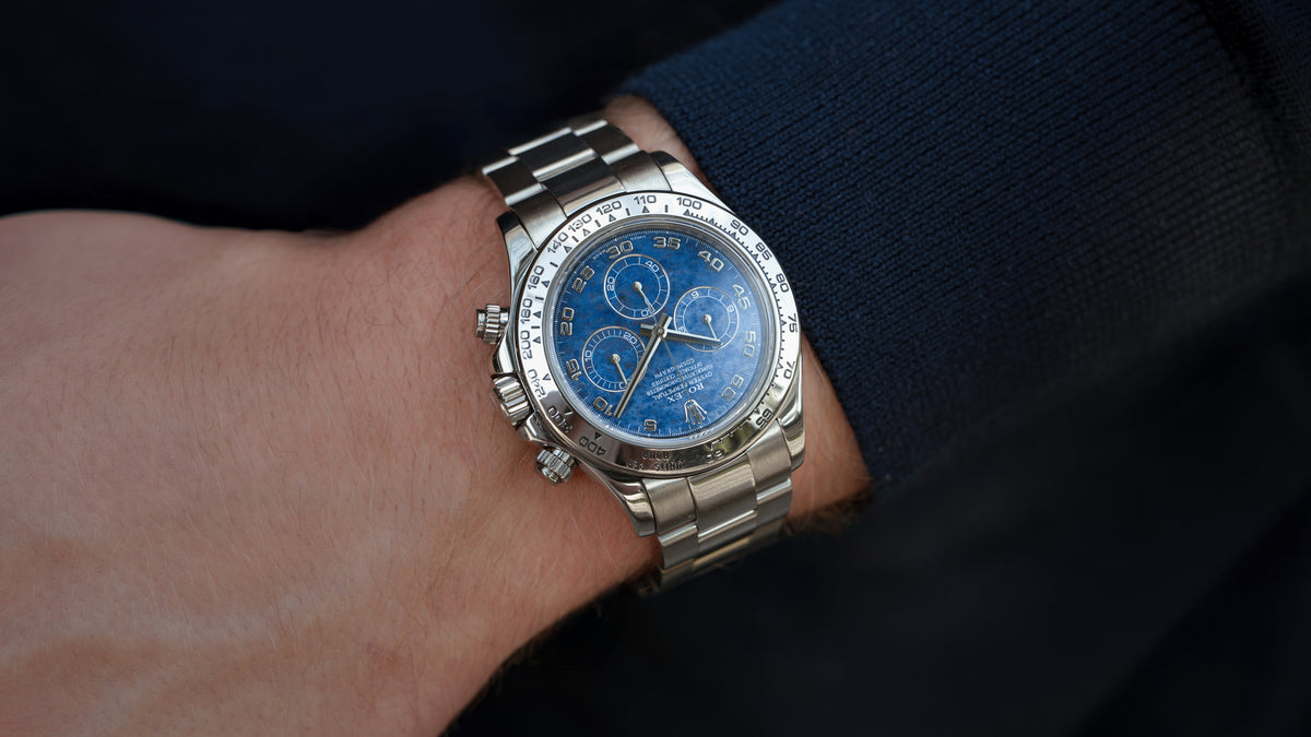 116509, Daytona, Sodalite Dial, White Gold