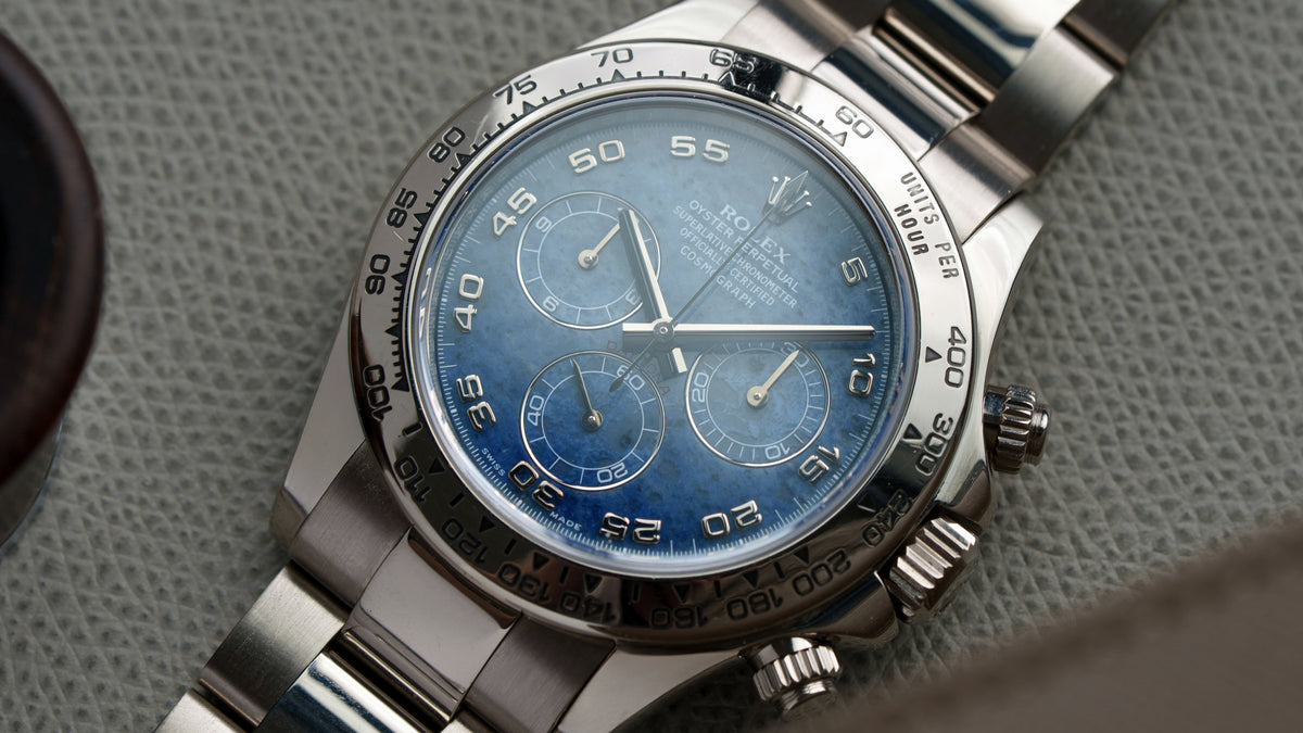 116509, Daytona, Sodalite Dial, White Gold