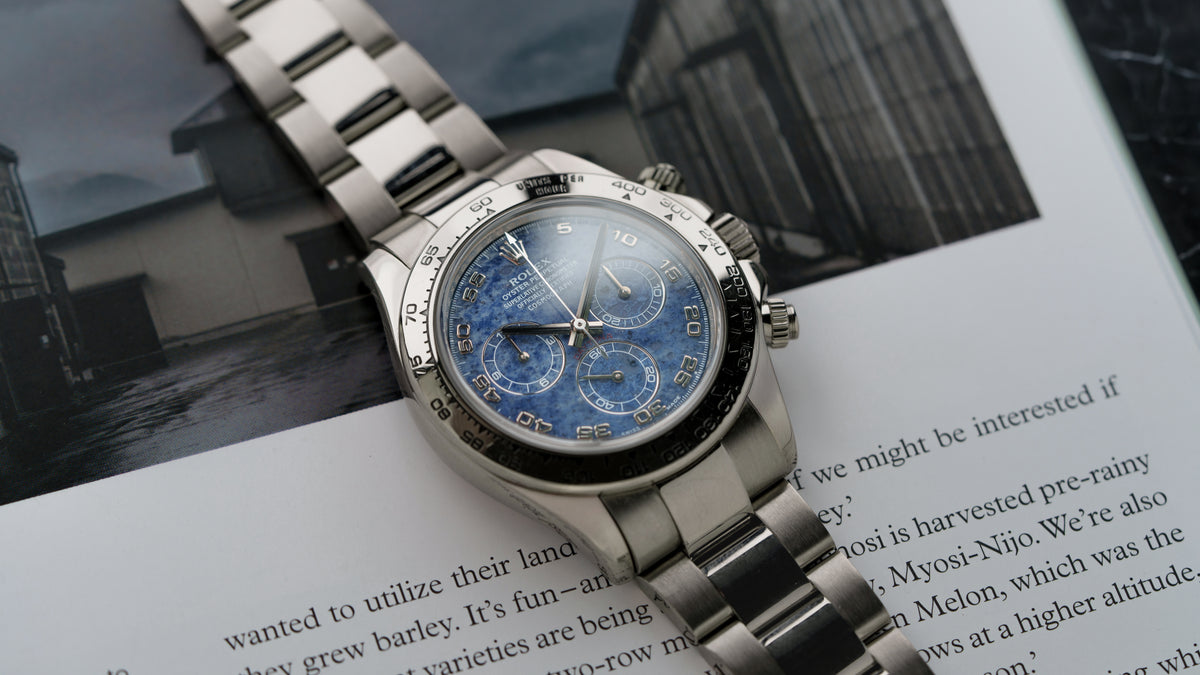 116509, Daytona, Sodalite Dial, White Gold