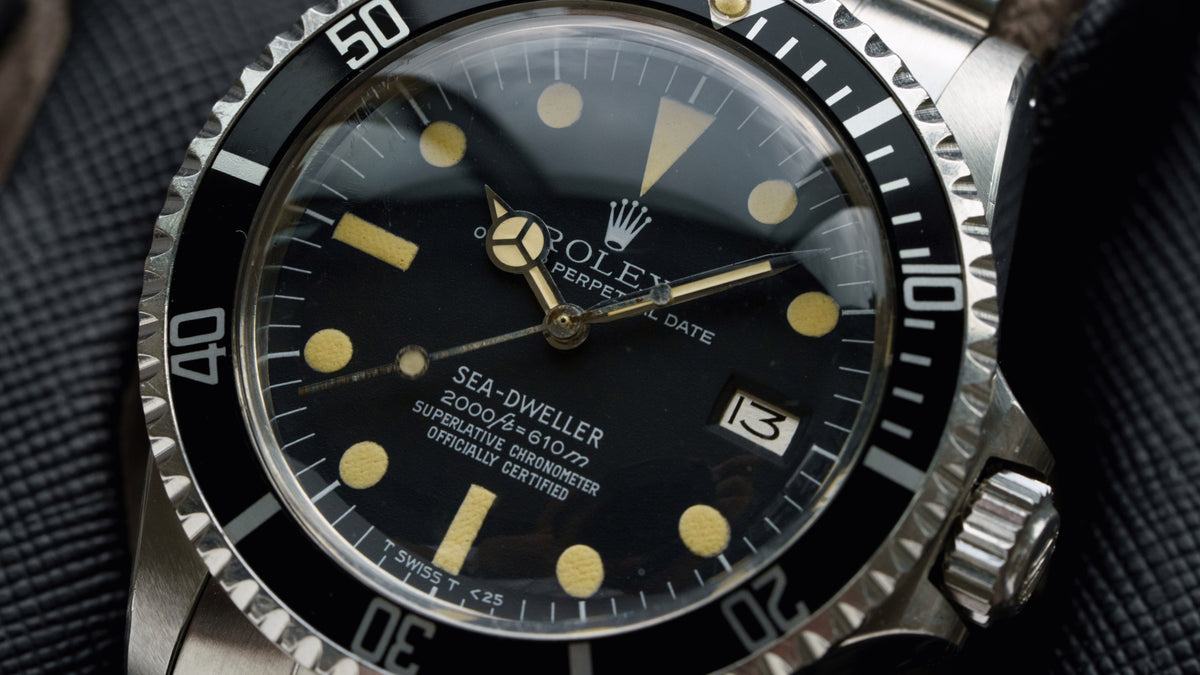 1665, 'Great White' Sea-Dweller, Rail Dial, Steel