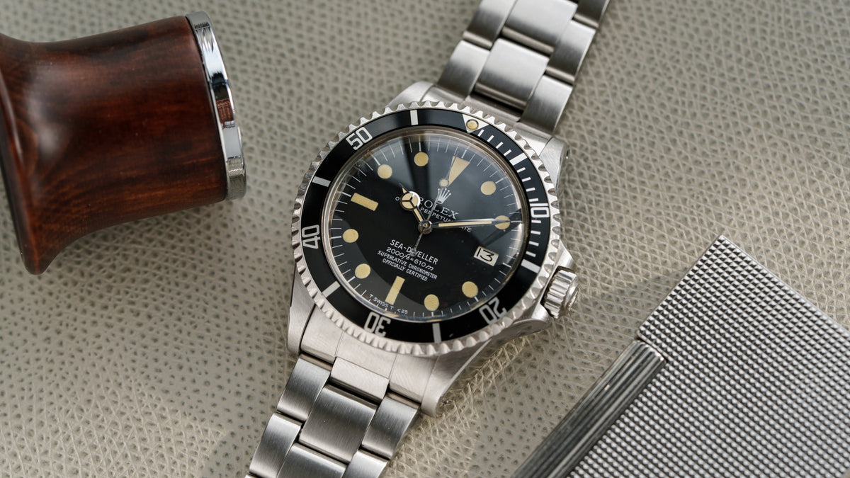 1665, 'Great White' Sea-Dweller, Rail Dial, Steel