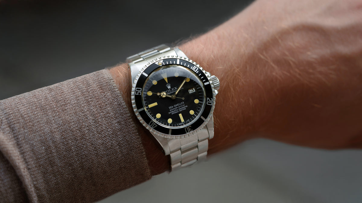 1665, 'Great White' Sea-Dweller, Rail Dial, Steel
