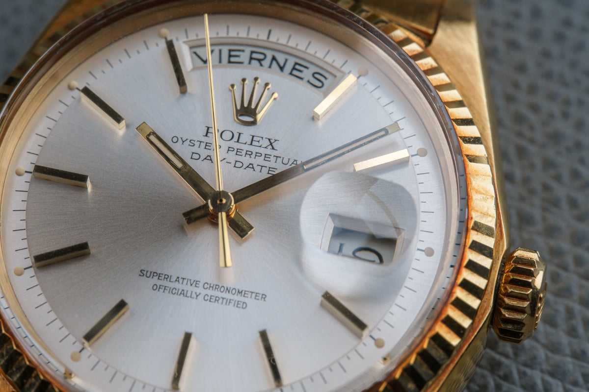 1803, Day-Date, D'Agosto Venezuelan Bracelet, Yellow Gold