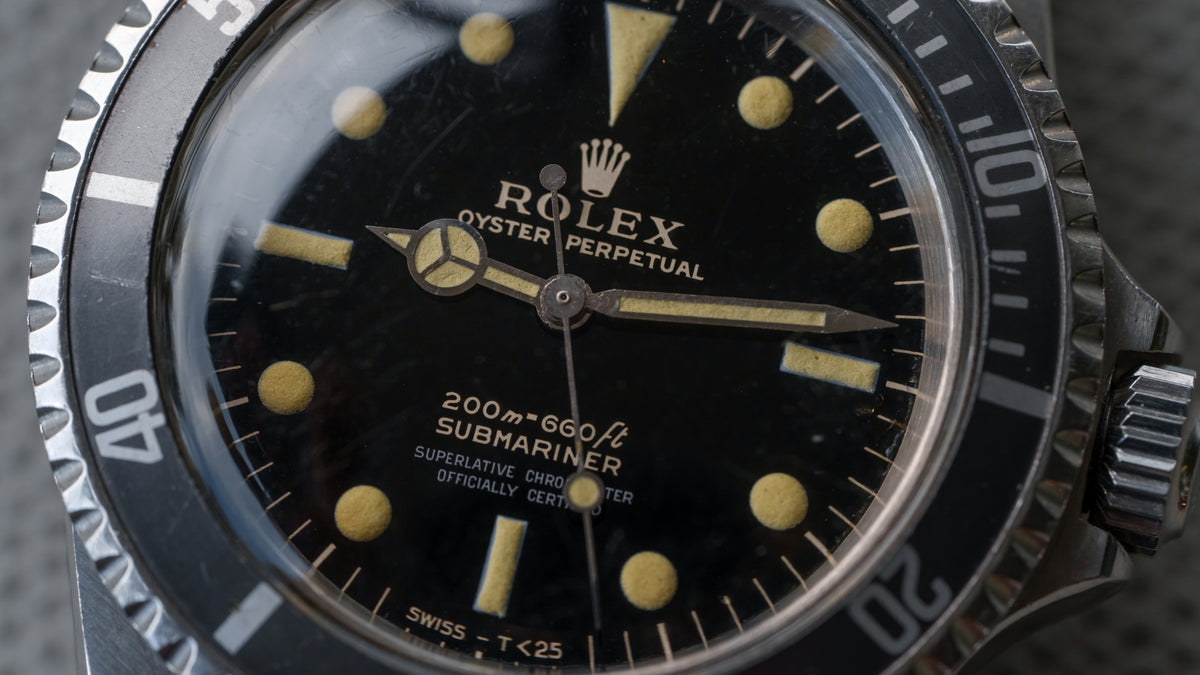 5512, Submariner, 'Four-Liner' Gilt Dial, Steel