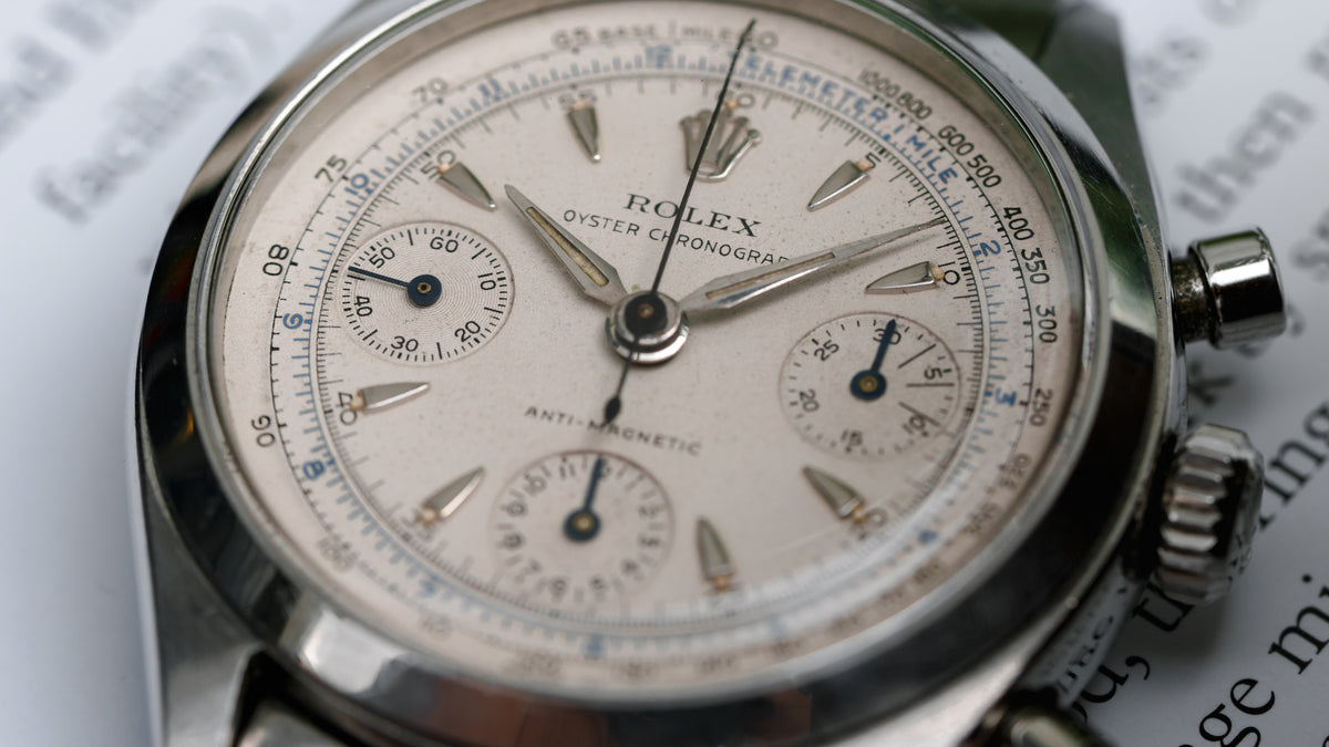 6234, 'Pre-Daytona' Anti-Magnetic Chronograph, Steel