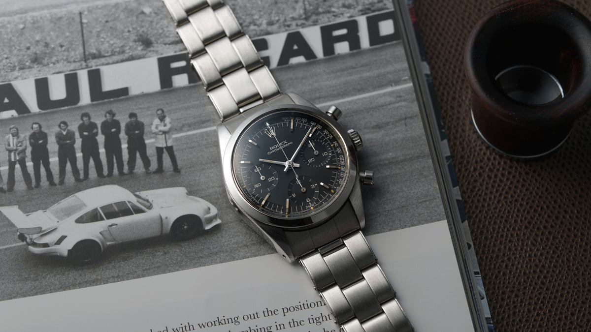 6238, 'Pre-Daytona' Chronograph, Black Galvanic Dial, Steel