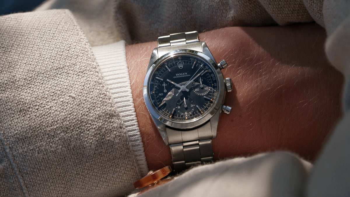 6238, 'Pre-Daytona' Chronograph, Black Galvanic Dial, Steel