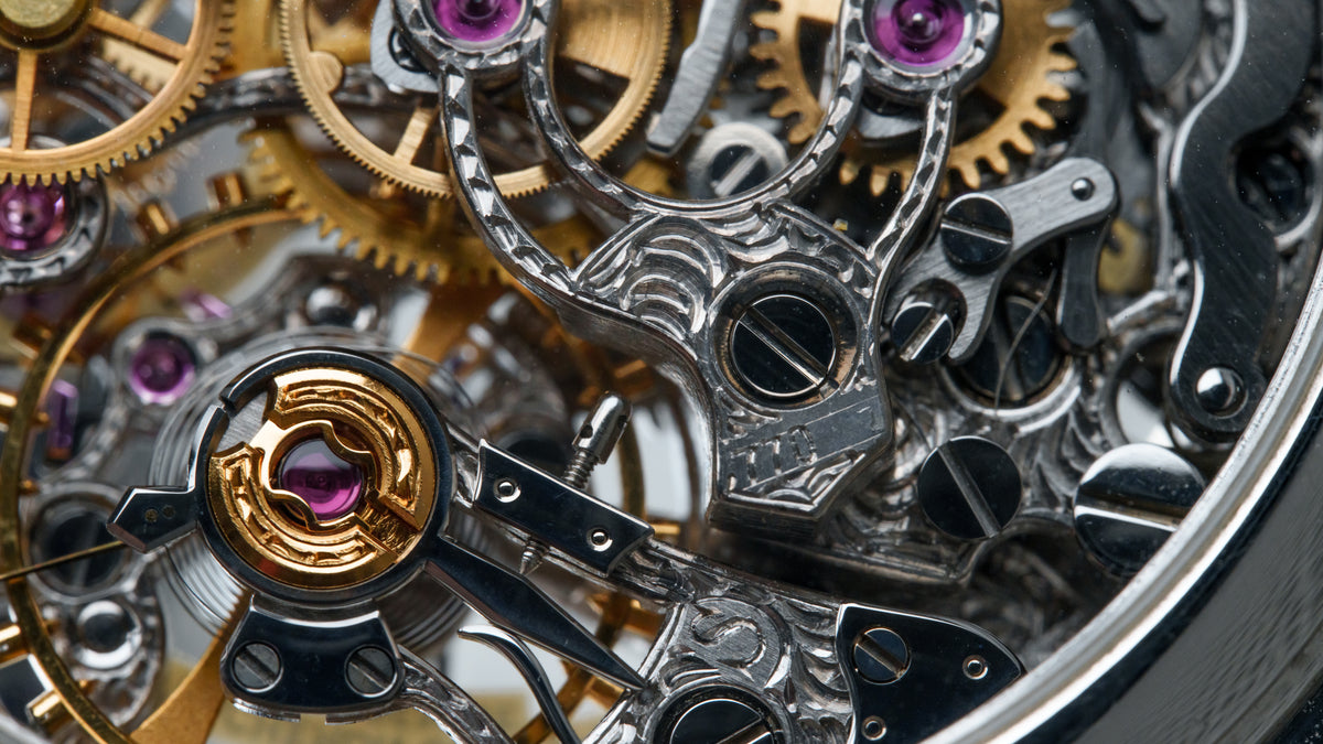 47100, Chronograph Skeleton, Platinum