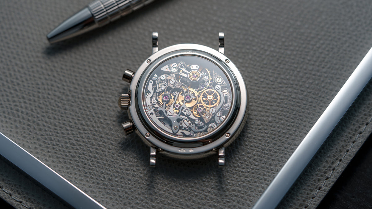 47100, Chronograph Skeleton, Platinum