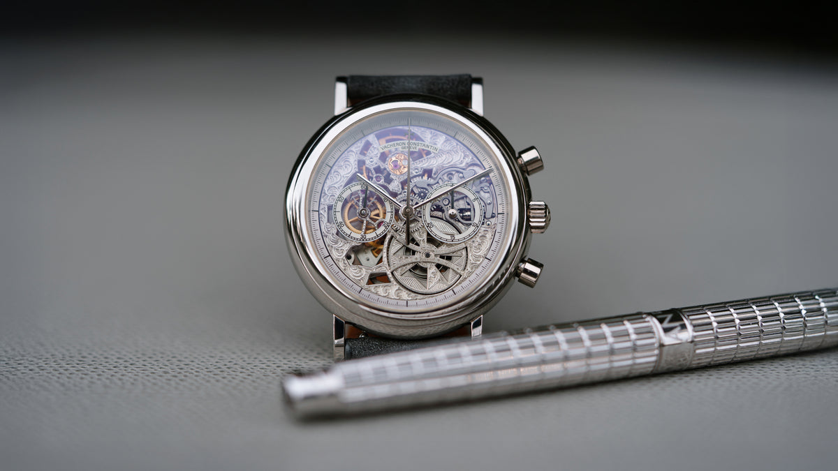 47100, Chronograph Skeleton, Platinum