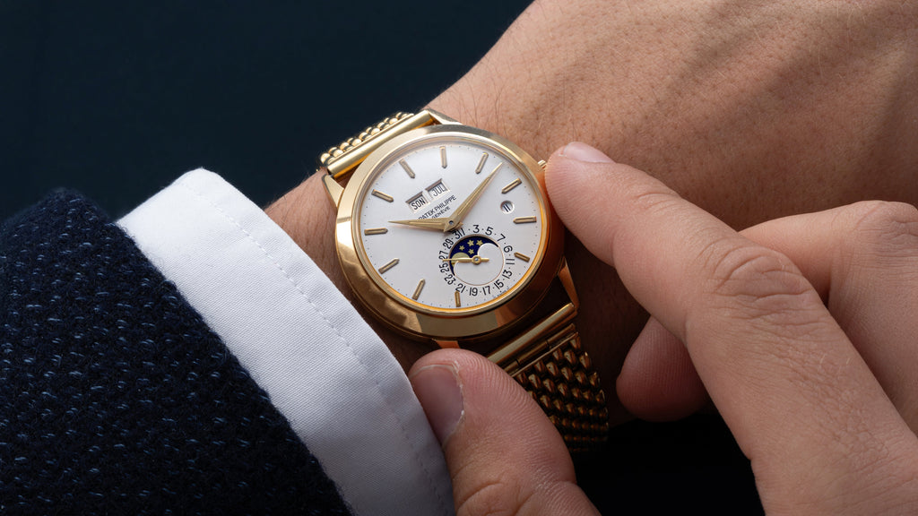 Luminous Dial 3450J Patek Philippe Perpetual Calendar