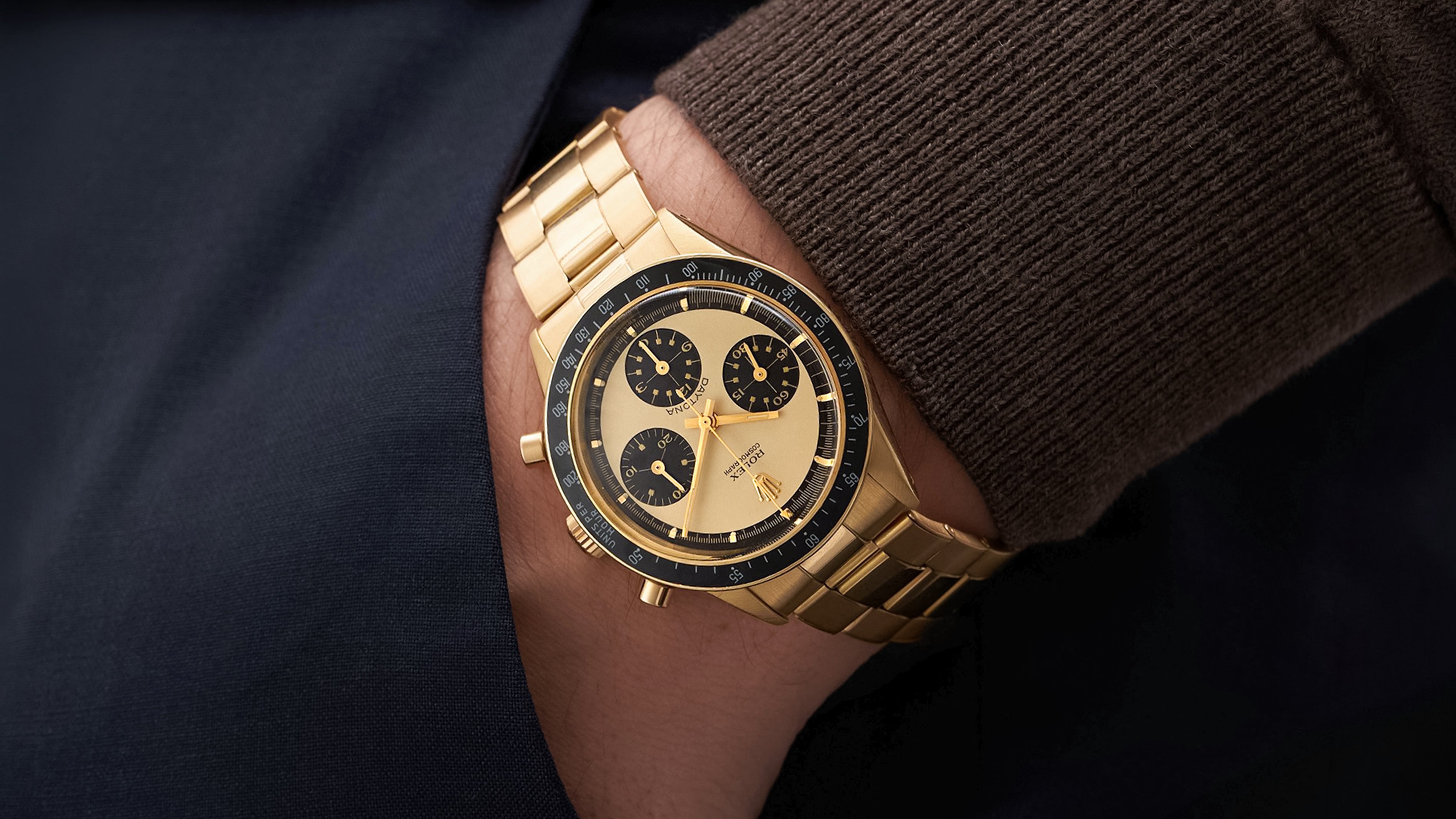 Champagne Paul Newman Dial 6241 Rolex Daytona – Hairspring